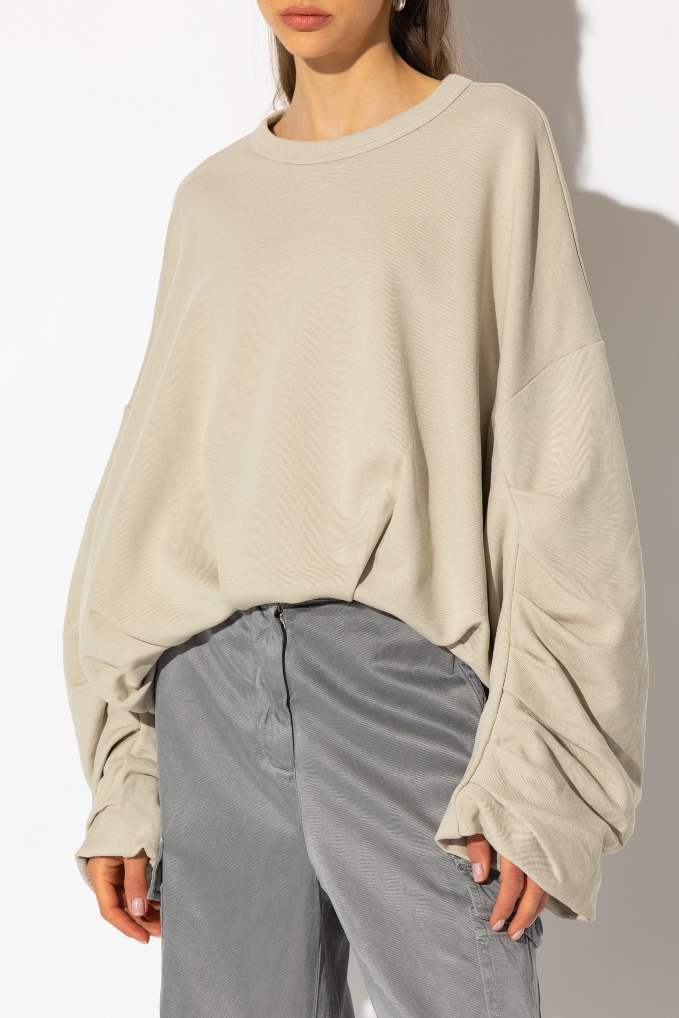Grey Draped sweatshirt Dries Van Noten - Vitkac Canada